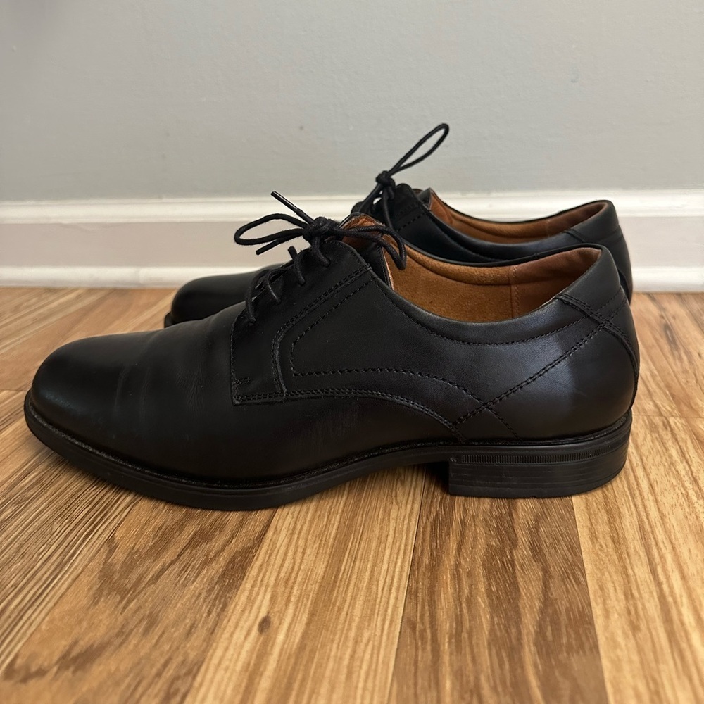 Florsheim Men’s Midtown Plain Toe Oxford Shoes Black Size 9.5 EEE